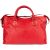 Balenciaga Red Leather City Handbag
