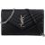 Yves Saint Laurent Grain de Poudre Quilted Leather Wallet On Chain