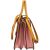 Miu Miu Bicolor Madras Leather Top Handle Handbag