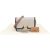 Burberry Canvas Bicolor Leather Small TB Crossbody Bag