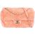 Chanel Pink Terry Cloth Coco Single Flap Shoulder Bag