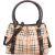 Burberry Nova-Check Monogram Haymarket Shoulder Bag