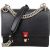 Fendi Calfskin Leather Kan I Crossbody Bag
