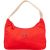 Prada Red Nylon Tessuto Mini Triangle Handbag