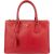 Prada Red Saffiano Leather Galleria Handbag