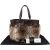 Chanel Faux Fur CC Charm Tote Handbag