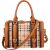Burberry Nova-Checl Small Alchester Bowling Handbag