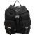 Prada Black Tessuto Nylon Triangle Backpack