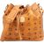 Sac à bandoulière type « bucket » MCM à cordon de serrage, motif Monogram Visetos