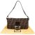 Fendi Monogram Zucca Baguette Shoulder Bag