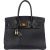 Hermès Noir Swift Leather Birkin 30 Handbag