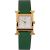 Hermès Gold Tone Heure H Damenuhr HH1.210