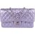 Chanel Quilted Metallic Lambskin Medium Double Flap Crossbody Bag
