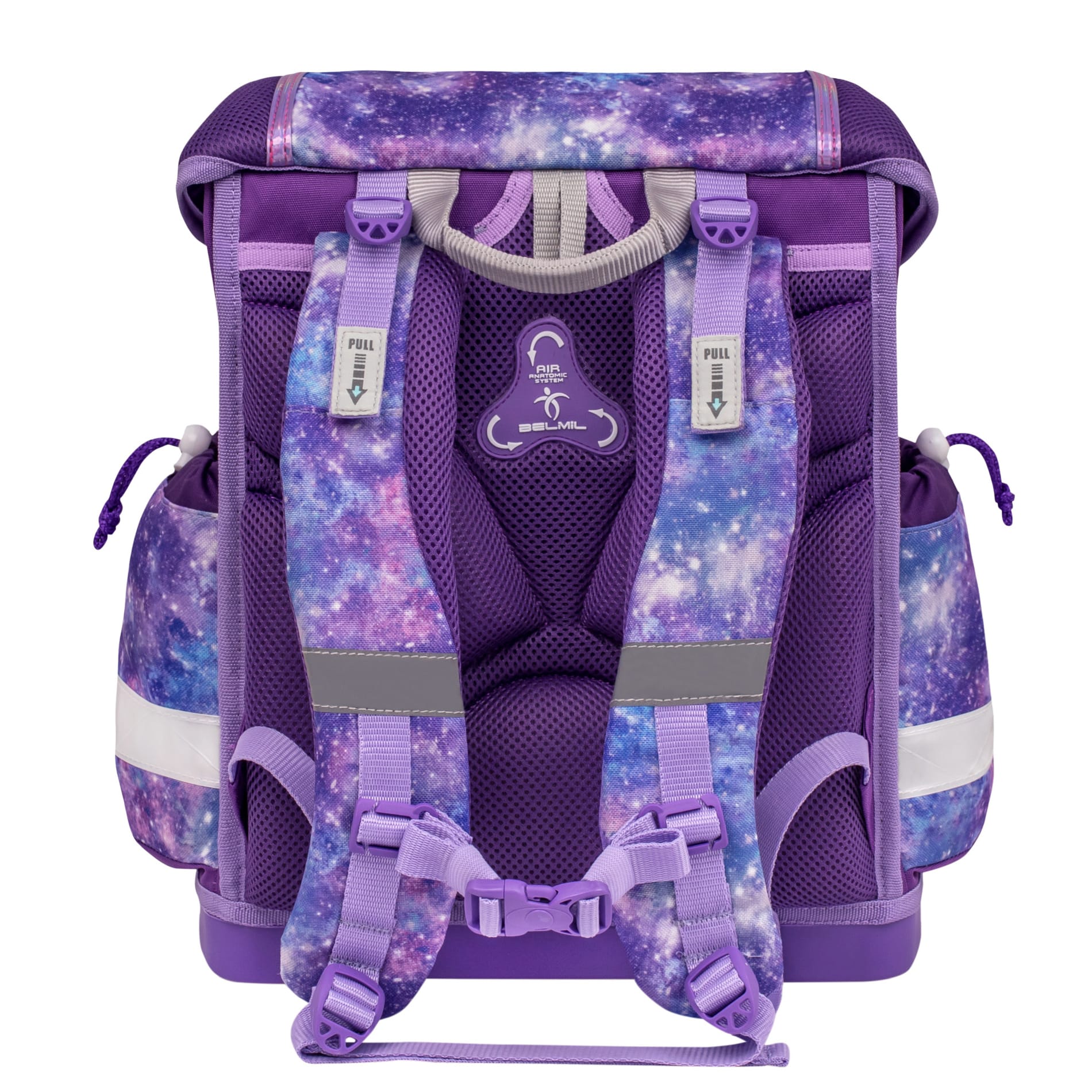 Classy ergonomic satchel set 5-piece - Violet Universe