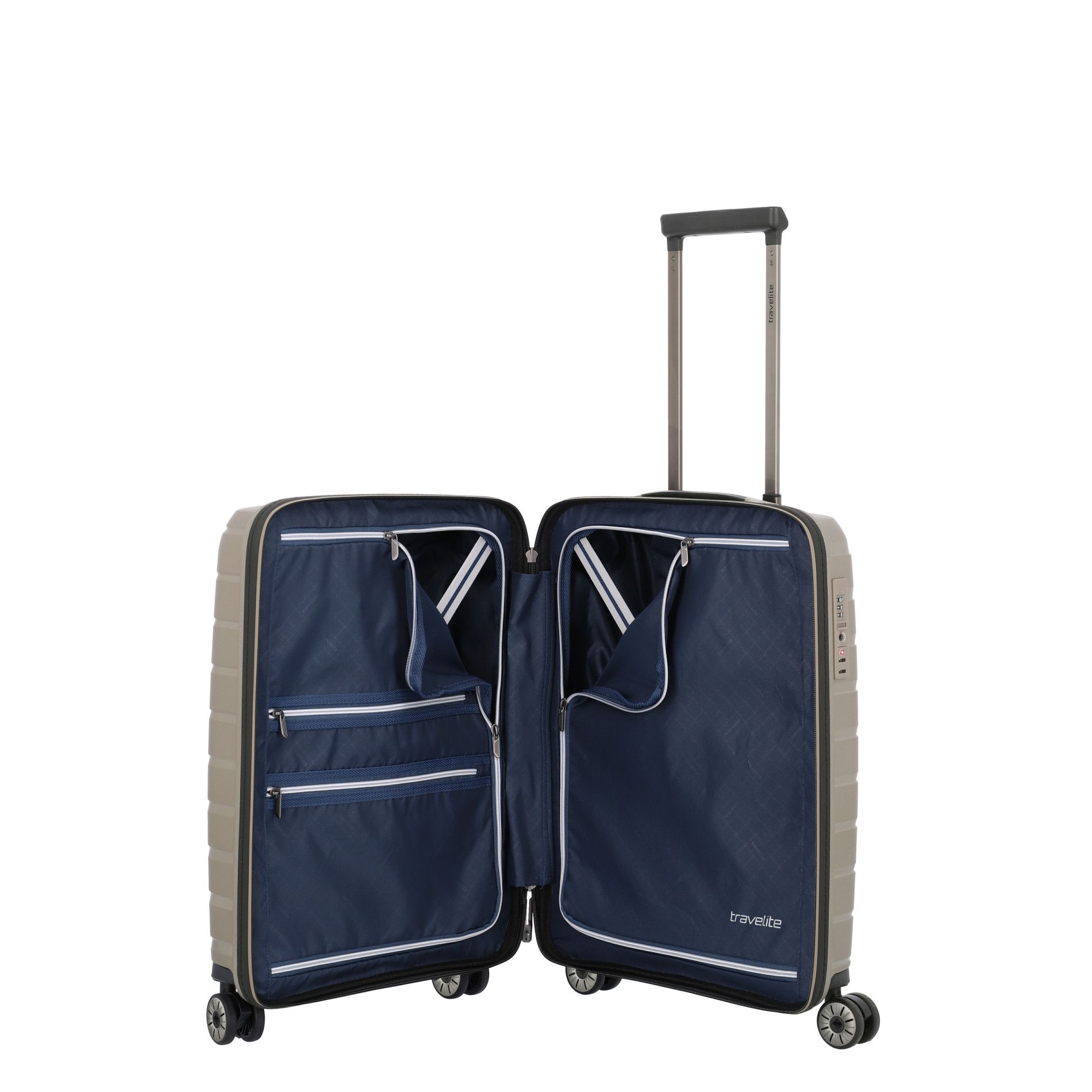 Travelite AIR BASE Trolley S (4 Räder) - Champagner - Herstellerfarbe ...
