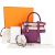 Hermès Swift Anemone Kelly Palladium 25 Sellier Handbag