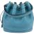 Hermès Blue Jean Togo Leather Market Bucket Shoulder Bag