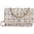 Chanel Quilted Tweed Wallet On Chain Crossbody Bag