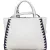 Fendi Light Blue Leather Whipstitch 2Jours Mini Handbag