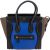 Céline Tricolor Leather Luggage Handbag