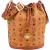 MCM Monogram Visetos Drawstring Bucket Crossbody Bag