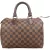 Louis Vuitton Monogram Damier Ebene Speedy 25 Boston Bag