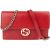 Gucci Pebbled Leather Interlocking GG Wallet On Chain 