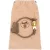 Hermès Taupe Togo Leather Clochette + Golden Padlock Schloss