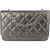 Chanel Quilted Metallic Lambskin Leather Wallet On Chain Crossbody Bag