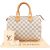 Louis Vuitton Monogram Damier Azur Canvas Speedy 25 Boston Bag