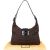 Sac à bandoulière Fendi FF Monogram Baguette à boucle