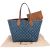Gucci Monogram Denim GG Tote Shoulder Bag