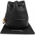 Chanel Caviar Leather CC Drawstring Bucket Crossbody Bag