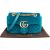 Gucci Chevron Velvet GG Marmont Small Crossbody Bag