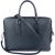 Prada Blue Saffiano Leather Business Tasche