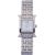 Hermès Silver Tone Heure H Mini HH1.110 Damenuhr