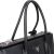 Prada Black Saffiano Leather Lux Turnlock Double Handbag
