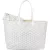 Goyard White Goyardine Monogram Saint Louis PM Shoulder Bag