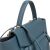 Celine Petrol Leather Grained Calfskin Belt Handbag