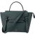 Celine Dark Green Grained Calfskin Belt Nano Handbag