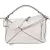 Loewe White Leather Puzzle Handbag
