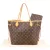 Louis Vuitton Monogram Canvas Neverfull MM Shopper Shoulder Bag