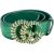 Gucci Green GG Marmont Quilted Leather Torchon Belt (75)