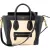 Céline Tricolor Leather Luggage Handbag