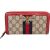 Gucci Monogram Queen Margaret GG Zip Around Wallet
