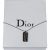 Christian Dior Space Grey Dog Tag Necklace