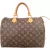 Louis Vuitton Canvas Monogram Speedy 30 Boston Bag