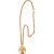 Chanel Golden CC Plate Necklace