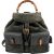 Gucci Green Suede Bamboo Backpack