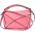 Loewe Pink Leather Puzzle Mini Crossbody Handbag